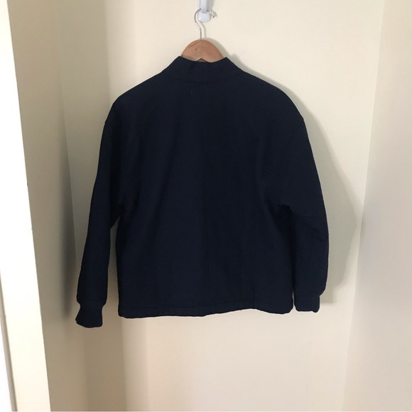 Madewell Blue Stitched-Texture Jacket NWT Womens Small - Picture 6 of 12
